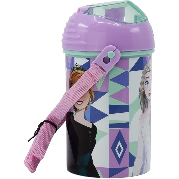 Botella Infantil Frozen ll Disney Con Correa 450Ml