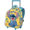 Mochila 3D Con Ruedas Lilo y Stitch Pequeña 26x34x13cm