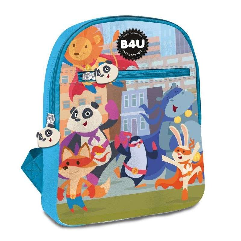 Mochila Mediana B4U Superanimals 30Cm