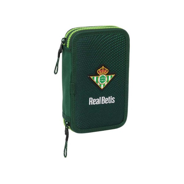 Plumier Doble Pqñ 28 Pcs Water Resistant Real Betis Balompie 19,5x12,5x4cm