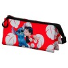 Portatodo Kiss Stitch Disney Triple 10x23,5x5cm.