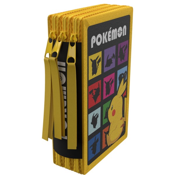 Plumier Pokemon Triple 20x7x16cm.