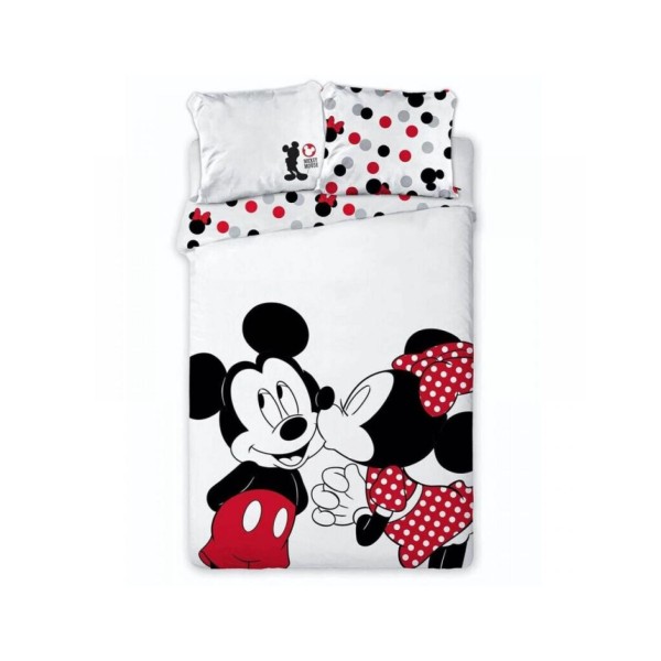 Funda Nórdica Microfibra Minnie & Mickey 140x200cm.