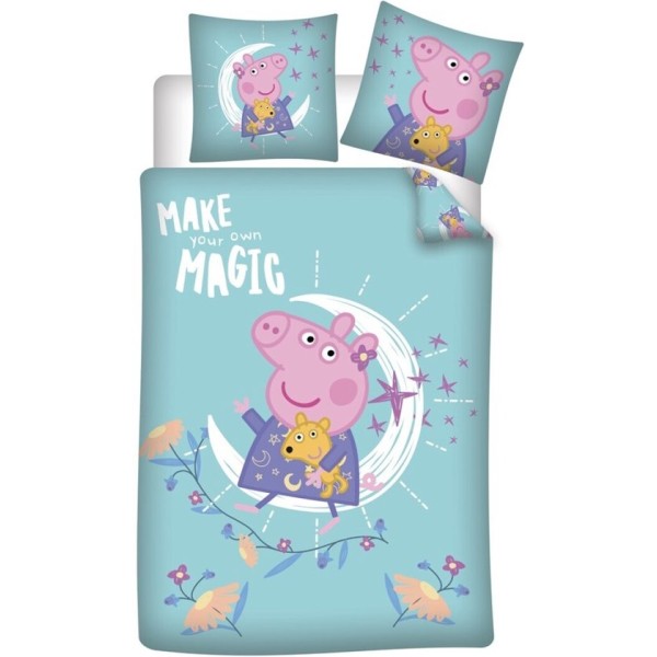 Funda Nórdica Microfibra Peppa Pig 140x200cm.