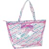 Bolsa Playa Barbie Transparente 54x17x35cm.