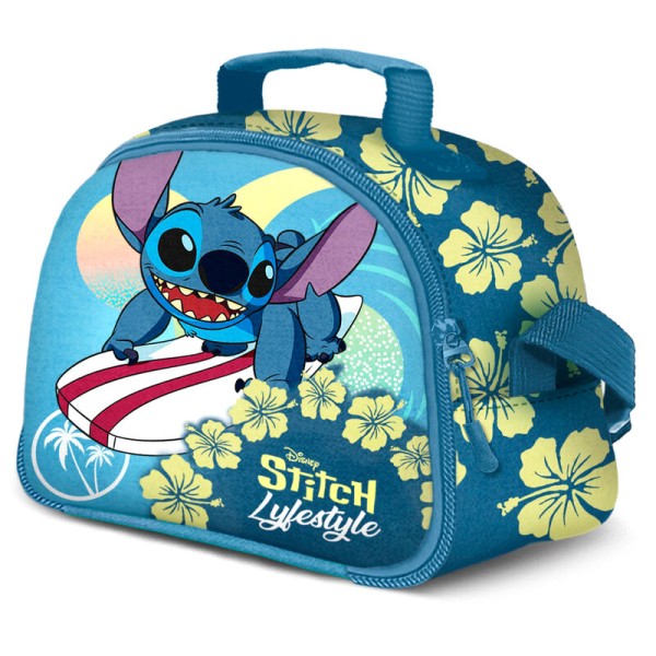 Bolsa Portameriendas Lifestyle Stitch Disney Termico 20x25x10cm.