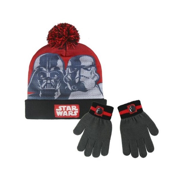 Conjunto Gorro Guantes Star Wars Disney