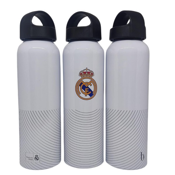 Botella Aluminio Real Madrid 600Ml.