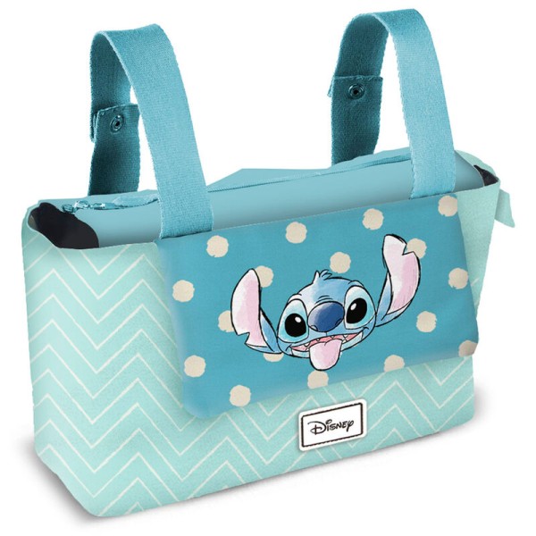 Bolso Maternidad Lovely Lilo y Stitch Adp. Carro 27x31x12cm.