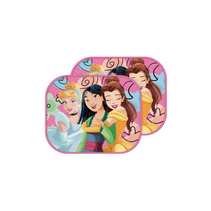 Set 2 Parasoles Coche Princesas Disney