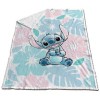 Manta Coralina Sherpa Stich Disney 130x170cm