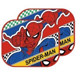 Set 2 Parasoles Coche Spiderman Marvel