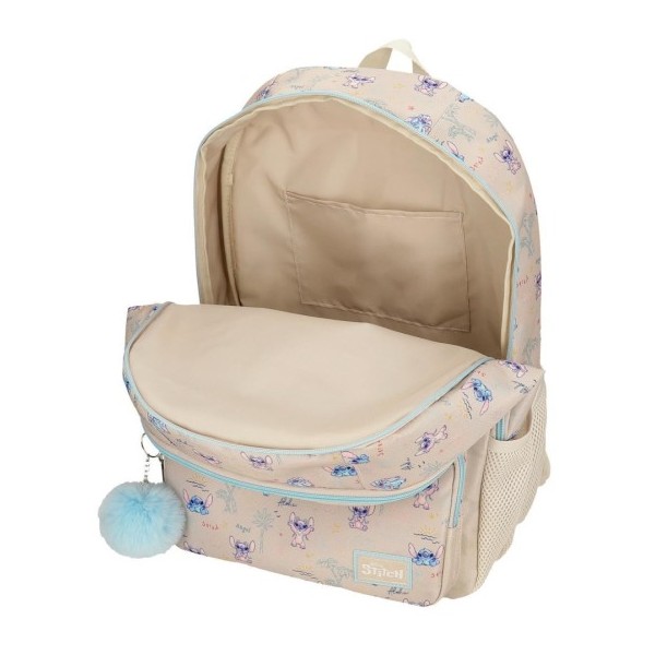 Mochila Doble Stitch Cuddle Me Happy 32x44x17cm.