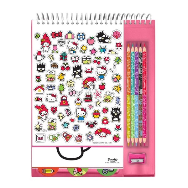 Libreta Creativa Colorear Con Lapices Hello Kitty