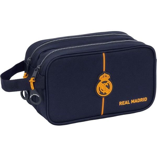 Neceser Real Madrid Adaptable 26x12,5x15cm.