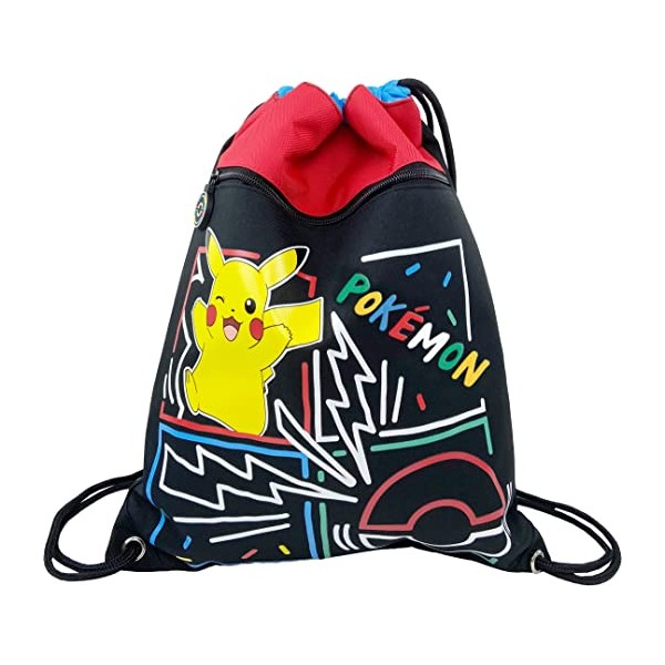 Saco Pikachu Pokemon Colorful 43cm