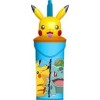 Vaso Pokemon con Pajita y Tapa con figurita 3D 360ml