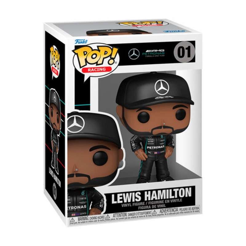 Funko pop deportes formula 1 mercedes lewis hamilton 62220