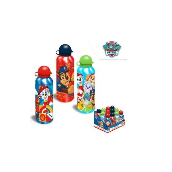 Botella Cantimplora Aluminio 500Ml Surtido 3 DiseÃ±os Paw Patrol