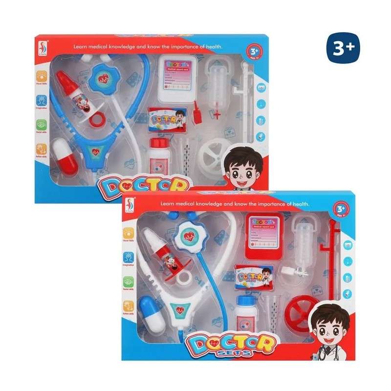 Juego Doctor Con Accesorios 35 X 4 X 25 Cm Caja Ventana 35X4X25 Cm