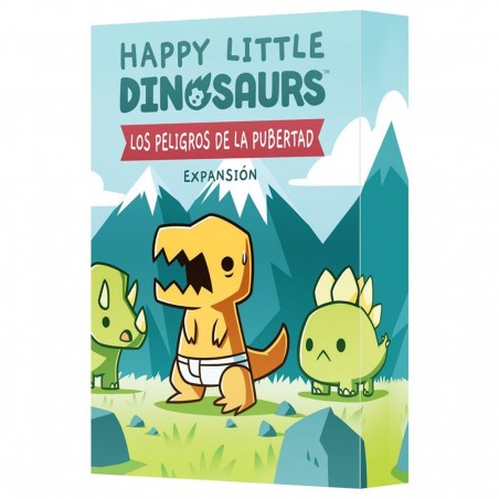 Juego de mesa happy little dinosaurs expansion los peligros de la pubertad pegi 8