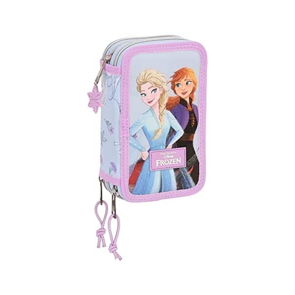 Plumier Triple 36 Pcs Frozen Believe 12.5X5.5X19.5Cm