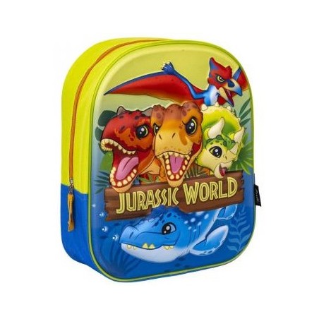 mochila infantil 3d jurassic park 25.0 X 31.0 X 10.0 CM