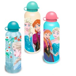 Botella Cantimplora Aluminio 500Ml Frozen ll Disney