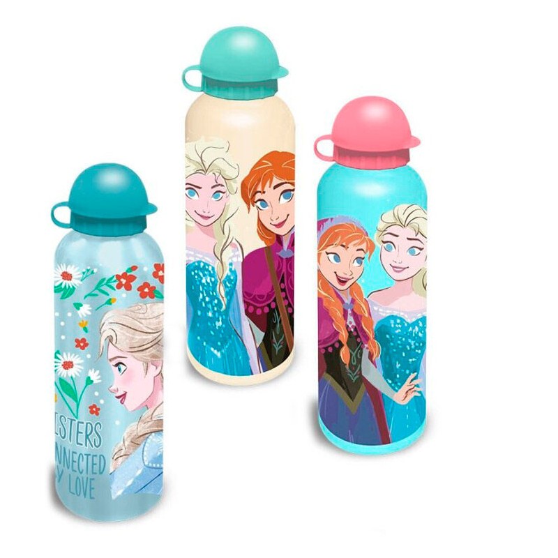 Botella Cantimplora Aluminio 500Ml Frozen ll Disney
