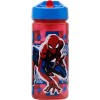 Botella De Agua Reutilizable Spiderman Marvel Cuadrada Con Pajita Incorporada 530 ml