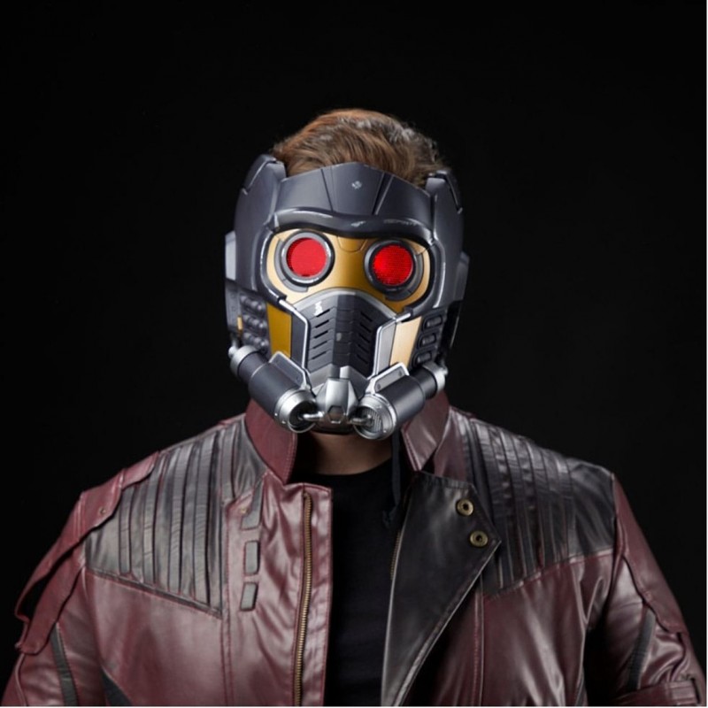 Replica hasbro 1:1 marvel legends infinty saga - casco electronico star lord