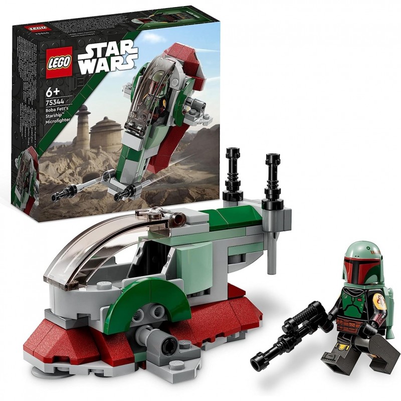 Lego star wars microfighter: nave estelar de boba fett