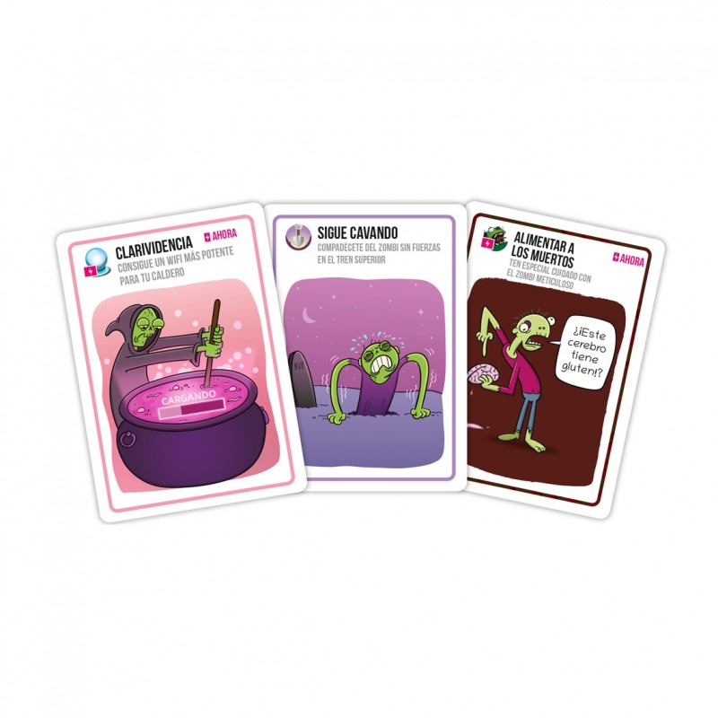 Juego de mesa exploding kittens zombie kittens edad recomendada 7 años