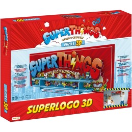 Puzzle 3D Superthings Super Logo Grande