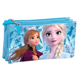Portatodo Shine Frozen ll Disney Triple 23x12x3,5cm.