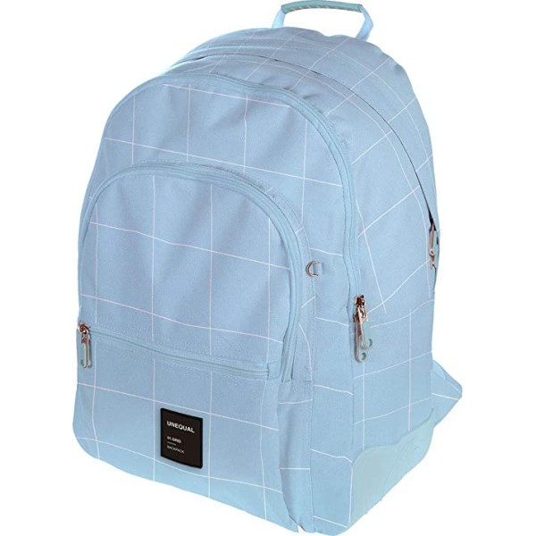 Mochila Rubber Unequal Azul Claro 33X45X22.5Cm