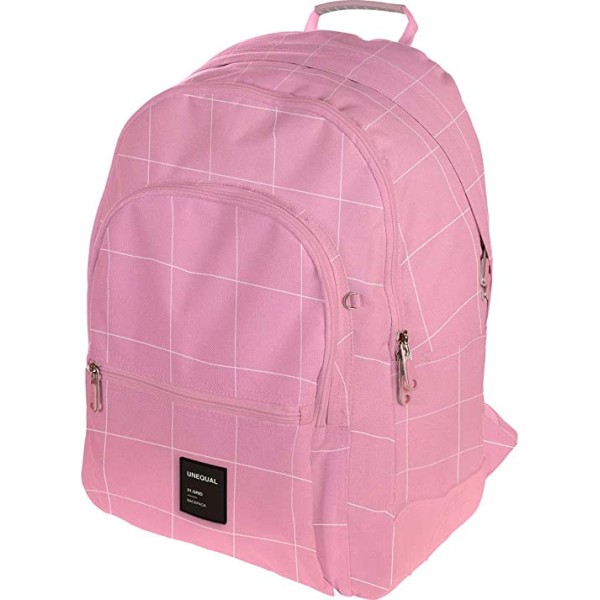 Mochila Rubber Unequal Rosa Claro 33X45X22.5Cm