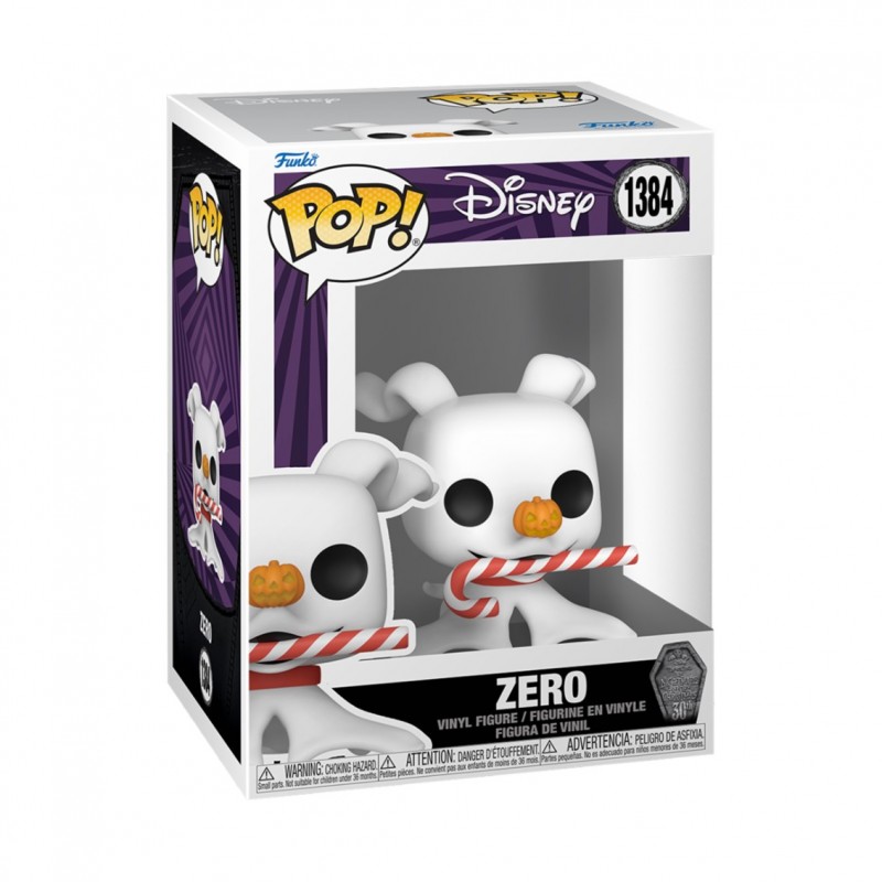 Funko pop disney the nightmare before christmas zero con bastoncillo de caramelo 72387