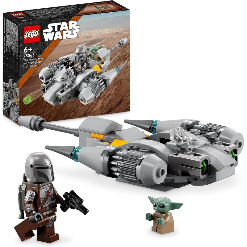 Lego star wars the mandalorian microfighter caza estelar n - 1