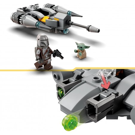 Lego star wars the mandalorian microfighter caza estelar n - 1