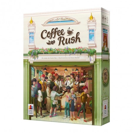 Juego de mesa coffee rush edad recomendada 8 años