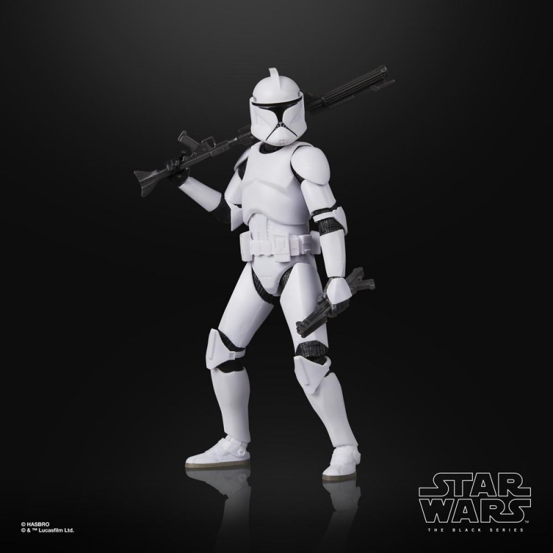 Figura hasbro star wars the black series attack of the clones phase 1 cloone trooper