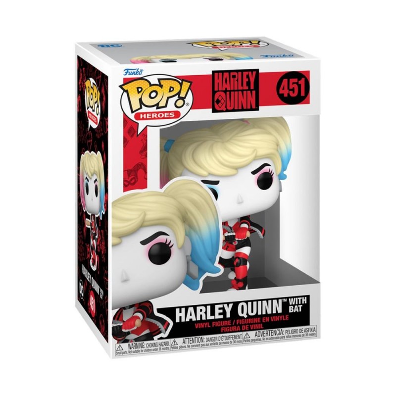 Funko pop heroes dc harley quinn harley con bate 65614