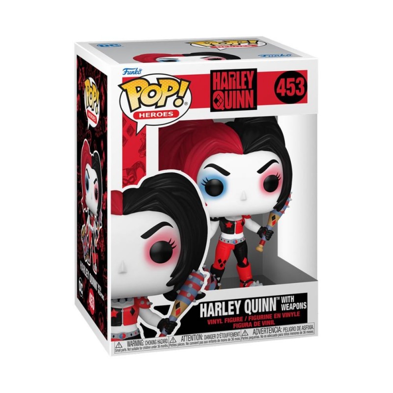 Funko pop heroes dc harley con armas 65616