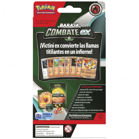 Juego de cartas pokemon tcg july ex battle deck miraidon & victini 1 unidad aleatoria