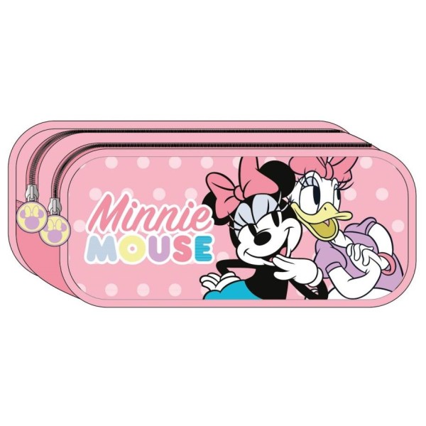 Estuche Portatodo 2 Compartimentos Minnie 22.5 X 8.0 X 10.0 Cm