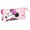 Estuche Portatodo 3 Compartimentos Minnie 22.5 X 2.0 X 11.5 Cm