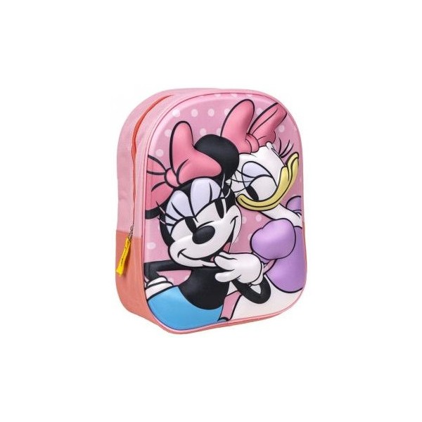 Mochila Infantil 3D Minnie 25.0 X 31.0 X 10.0 Cm