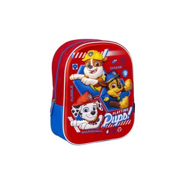 Mochila Infantil 3D Paw Patrol 25.0 X 31.0 X 10.0 Cm