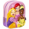 Mochila Infantil 3D Princesas Disney 25.0 X 31.0 X 10.0 Cm